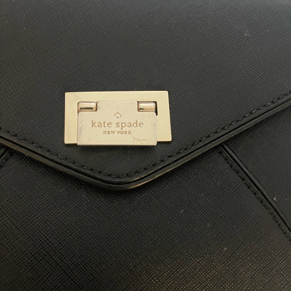 Kate Spade Black Satchel Bag Top handle. - Picture 5 of 7
